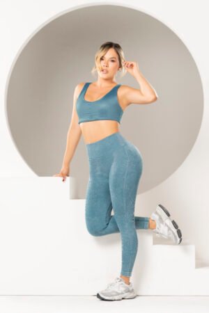 Leggins Line Up Azul Aguamarina - LE02