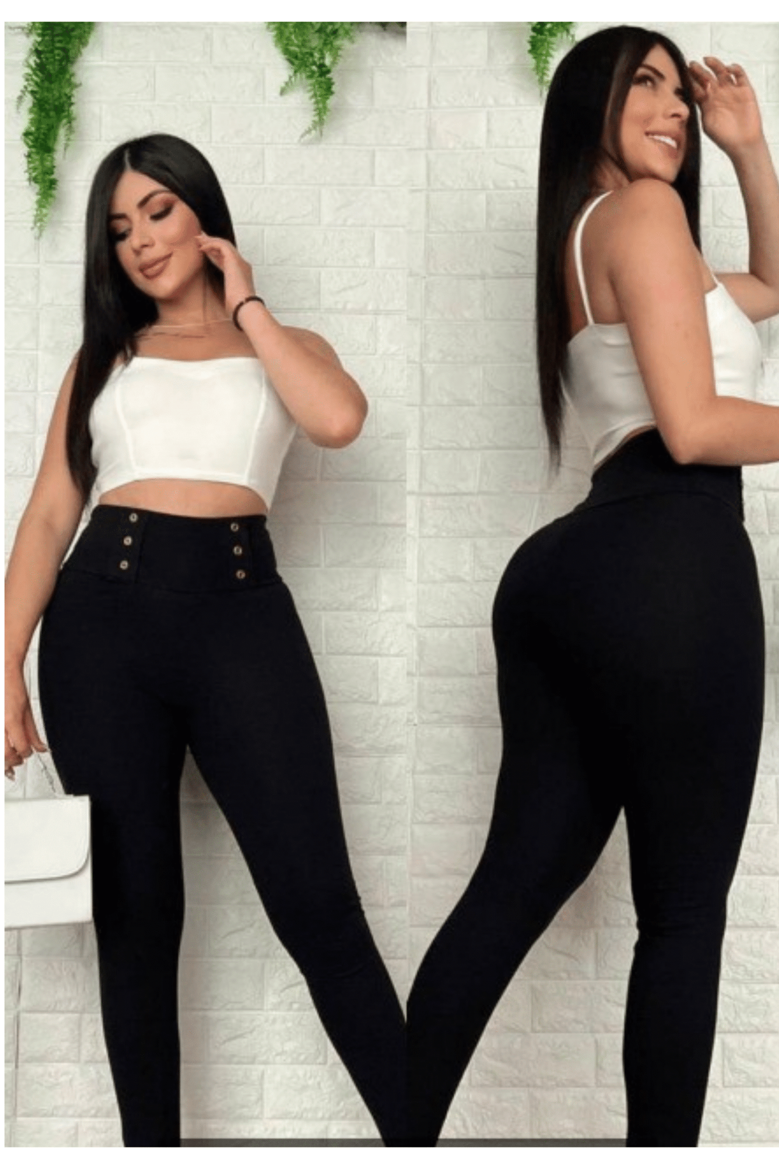 Licra Skinny Button - LE29